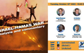 israel hamas war, online conference, by the machiavelli center for political and strategic studies