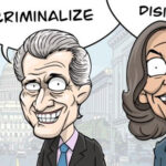 clinton newsom harris sks cartoon